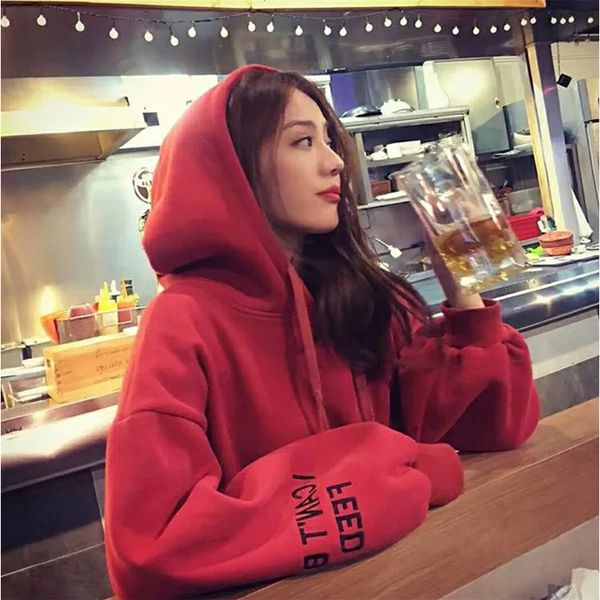 design clothing 2021 autumn winter thin hooded pullover red sweater women's loose medium and long korean jacket, Black
design clothing 2021 autumn winter thin hooded pullover red sweater women's loose medium and long korean jacket, Black