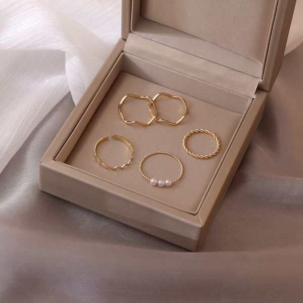 jes simple b rings and beautiful accessories ringfinger geometric net red temperament versatile joint set hand accessories, Silver
jes simple b rings and beautiful accessories ringfinger geometric net red temperament versatile joint set hand accessories, Silver