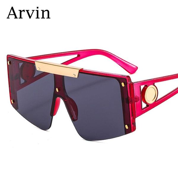sunglasses fashion one piece oversized square women men style gradient trendy driving retro brand design sun glasses uv400, White;black
sunglasses fashion one piece oversized square women men style gradient trendy driving retro brand design sun glasses uv400, White;black