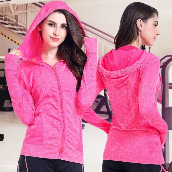Fall Winter Women's Long Sleeve Zipper Sports Yoga Coat Quick Drying Top Running Fitness Suit, Gray
Fall Winter Women's Long Sleeve Zipper Sports Yoga Coat Quick Drying Top Running Fitness Suit, Gray