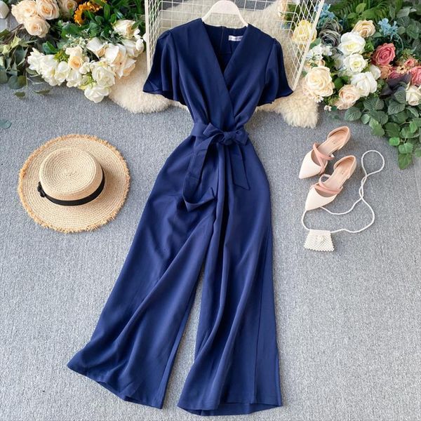 fashion solid basic office womens jumpsuits v neck summer full length bandage jumpsuit casual women high waist elegant playsuit tie, Black;white
fashion solid basic office womens jumpsuits v neck summer full length bandage jumpsuit casual women high waist elegant playsuit tie, Black;white