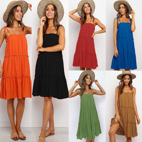 oufisun summer spaghetti straps women dress casual solid backless sleeveless female dresses simple patchwork ruffles lady dress 210423, Black;gray
oufisun summer spaghetti straps women dress casual solid backless sleeveless female dresses simple patchwork ruffles lady dress 210423, Black;gray