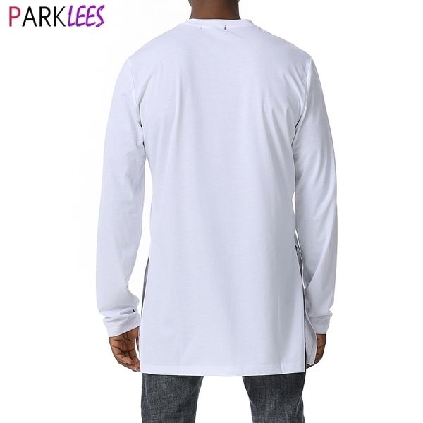 mens hipster split hem longline t shirt men long sleeve hip hop casual tee shirt homme harajuku punk rock streetwear tees 210522, White;black
mens hipster split hem longline t shirt men long sleeve hip hop casual tee shirt homme harajuku punk rock streetwear tees 210522, White;black
