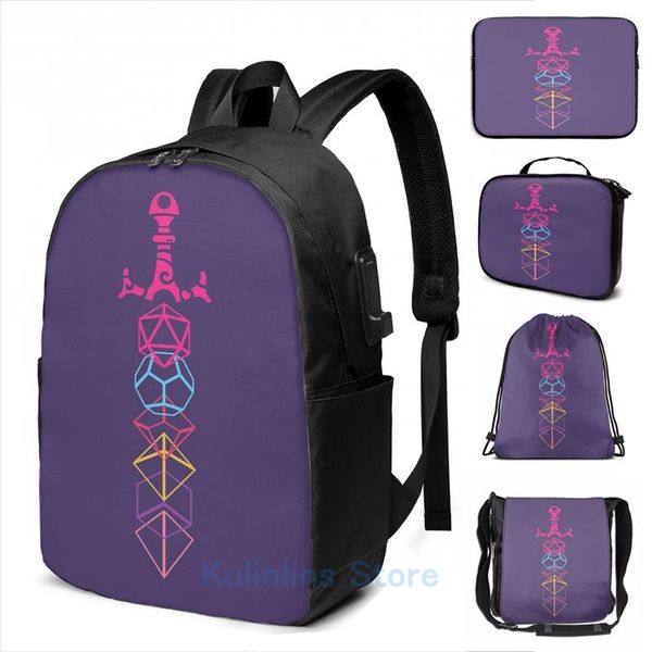 backpack funny graphic print synthwave 80s polyhedral dice sword usb charge men school bags women bag travel laptop
backpack funny graphic print synthwave 80s polyhedral dice sword usb charge men school bags women bag travel laptop