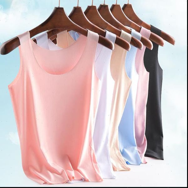 summer seamless ice silk vest women cami wear undershirt underwear students korean style slim strap, White
summer seamless ice silk vest women cami wear undershirt underwear students korean style slim strap, White