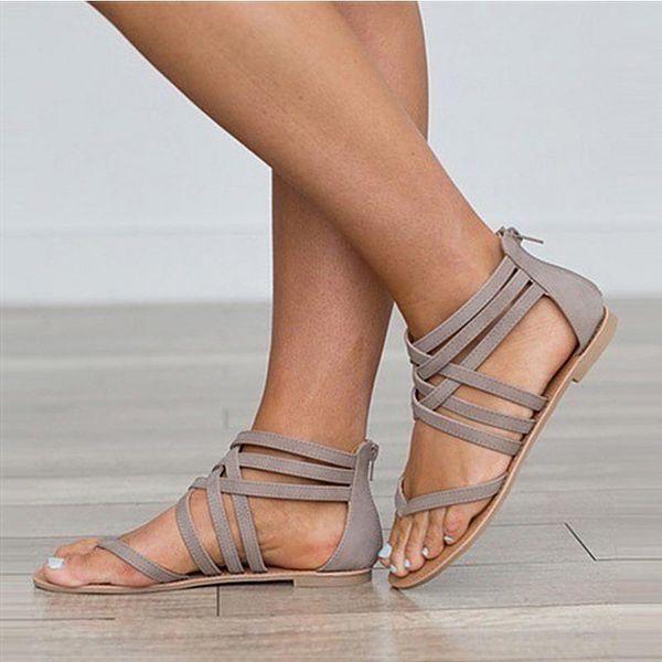 sandals plus size 34-43 summer women's 2021 fashion european rome style casual shoes for women sandalias peep toe flats, Black
sandals plus size 34-43 summer women's 2021 fashion european rome style casual shoes for women sandalias peep toe flats, Black