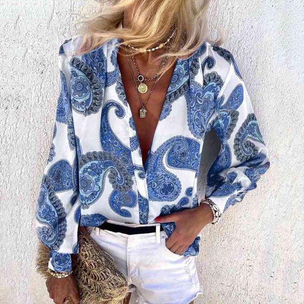 elegant women ladies fashion paisley printed v-neck button long sleeve blouses casual shirts plus size blusas femininas 35, White
elegant women ladies fashion paisley printed v-neck button long sleeve blouses casual shirts plus size blusas femininas 35, White
