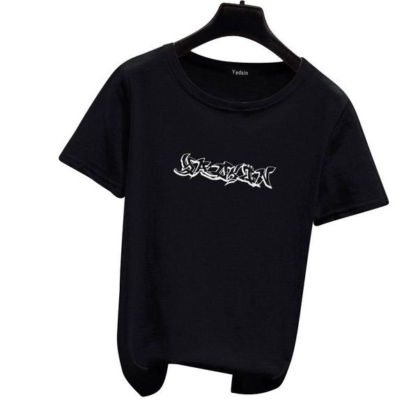 women's t-shirt 2021 soft cotton classic casual breathable summer short sleeve, White
women's t-shirt 2021 soft cotton classic casual breathable summer short sleeve, White