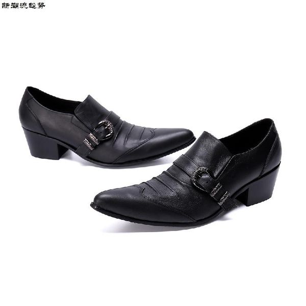 dress shoes 2021 fashion man formal genuine leather personality men business oxford buckle wedding us 13, Black
dress shoes 2021 fashion man formal genuine leather personality men business oxford buckle wedding us 13, Black