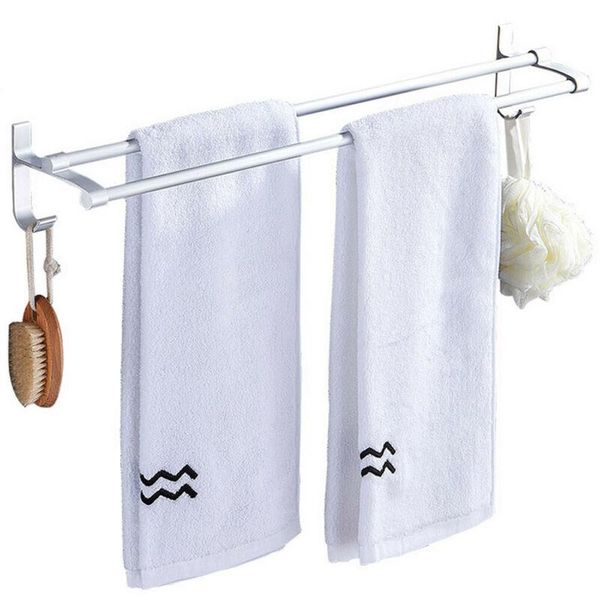 bathroom storage & organization 40/50/60cm aluminum towel rail rack holder double wall mounted shelf
bathroom storage & organization 40/50/60cm aluminum towel rail rack holder double wall mounted shelf