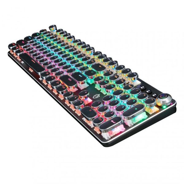keyboards 2021 retro punk electroplating knob luminous mechanical keyboard round cover eating chicken gaming lap
keyboards 2021 retro punk electroplating knob luminous mechanical keyboard round cover eating chicken gaming lap