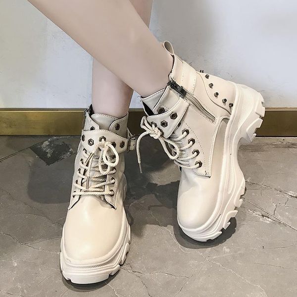 boots 2021 rivet buckle combat for women platform high heel ankle female punk style autumn winter shoes woman, Black
boots 2021 rivet buckle combat for women platform high heel ankle female punk style autumn winter shoes woman, Black