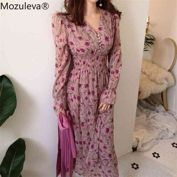 fashion v-neck floral print elastic waist women dress vintage flare sleeve front buttons a-line female long dresses 210416, White
fashion v-neck floral print elastic waist women dress vintage flare sleeve front buttons a-line female long dresses 210416, White