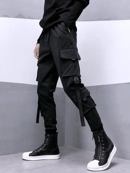 men's pants male fashion black cool tactical function multi-pocket hip-hop streamer feet harem trendy overalls
men's pants male fashion black cool tactical function multi-pocket hip-hop streamer feet harem trendy overalls