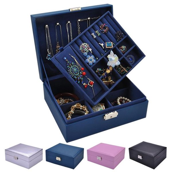 storage boxes & bins large selling fashion flannel square jewelry box simple layout 2 layers makeup organizer choker ring necklace
storage boxes & bins large selling fashion flannel square jewelry box simple layout 2 layers makeup organizer choker ring necklace