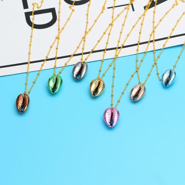1pc Bohemian Shell Pendant Necklaces For Women Vintage Gold Color Long Choker Ocean Jewelry Gifts Chokers, Golden;silver
1pc Bohemian Shell Pendant Necklaces For Women Vintage Gold Color Long Choker Ocean Jewelry Gifts Chokers, Golden;silver