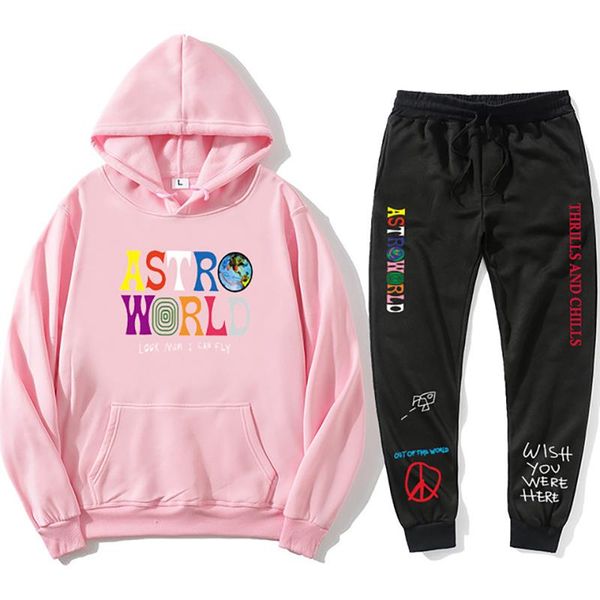 women's two piece pants astroworld thrills and chills hoodies plus autumn streetwear pullover 's young men women fashion hip hop, White
women's two piece pants astroworld thrills and chills hoodies plus autumn streetwear pullover 's young men women fashion hip hop, White