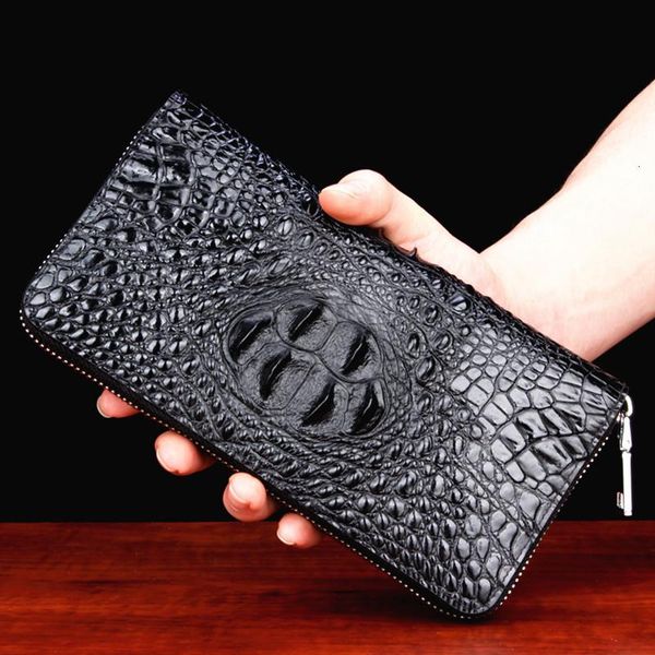 crocodile wallet male genuine leather business affairs hand package long fund zipper youth will capacity man wallets, Red;black
crocodile wallet male genuine leather business affairs hand package long fund zipper youth will capacity man wallets, Red;black