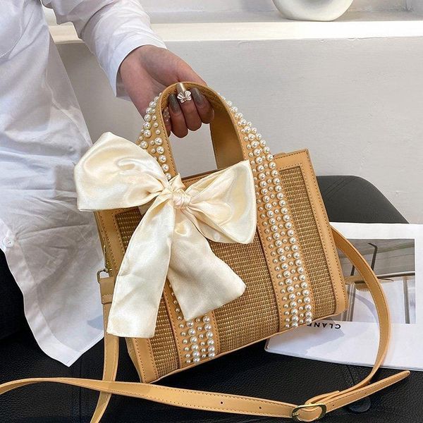 ladies straw handbag summer bohemian beach bag fashion pearl crossbody bags ribbon design high capacity shoulder messenger
ladies straw handbag summer bohemian beach bag fashion pearl crossbody bags ribbon design high capacity shoulder messenger