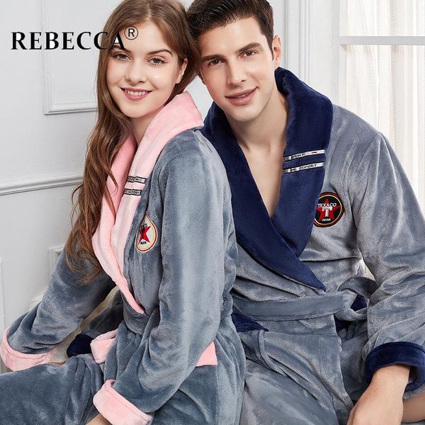 women's sleepwear 2021 couple autumn winter thicken flannel bathrobe women men gray large size loose coral fleece warm robes, Black;red
women's sleepwear 2021 couple autumn winter thicken flannel bathrobe women men gray large size loose coral fleece warm robes, Black;red