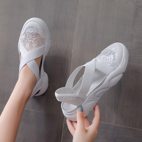 sandals mesh designer shoes women's 2021 casual platform women heels flats summer woman footwear fashion sandles, Black
sandals mesh designer shoes women's 2021 casual platform women heels flats summer woman footwear fashion sandles, Black