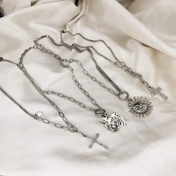 chains cool titanium steel hip hop disco dancing deserve to act the role of sun steller men and women sweater chain necklace, Silver
chains cool titanium steel hip hop disco dancing deserve to act the role of sun steller men and women sweater chain necklace, Silver