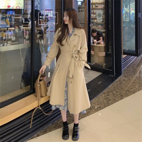 women's trench coats women coat single-breasted long autumn fashion elegant overcoat female slim boho casual windbreaker sashes, Tan;black
women's trench coats women coat single-breasted long autumn fashion elegant overcoat female slim boho casual windbreaker sashes, Tan;black