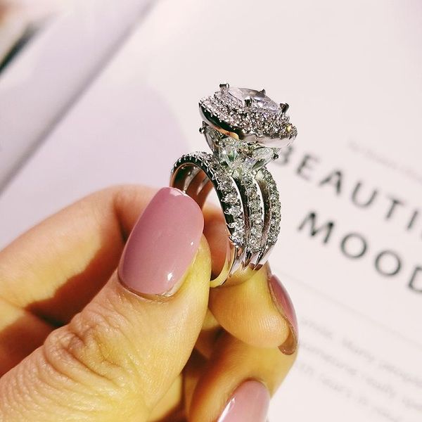 wedding rings trendy luxury big 925 sterling silver engagement ring for women and ladys christmas gifts with cushion zirconia r4898, Slivery;golden
wedding rings trendy luxury big 925 sterling silver engagement ring for women and ladys christmas gifts with cushion zirconia r4898, Slivery;golden