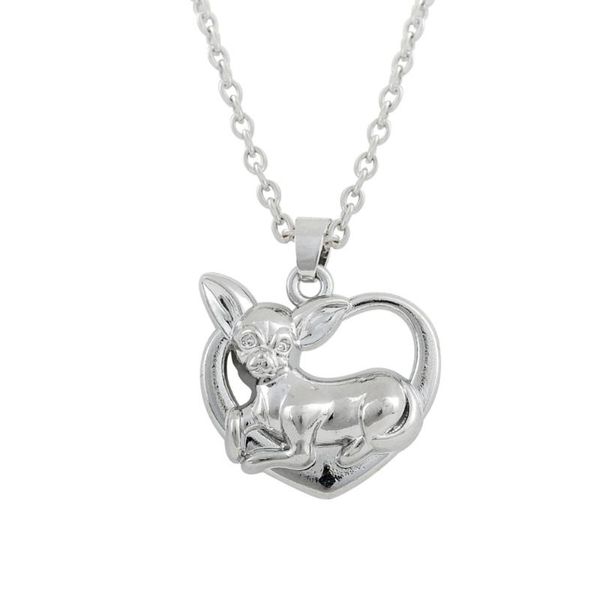 pendant necklaces teamer brand fashion cute chihuahua charm puppy heart dog lover pet necklace jewelry gift for children, Silver
pendant necklaces teamer brand fashion cute chihuahua charm puppy heart dog lover pet necklace jewelry gift for children, Silver