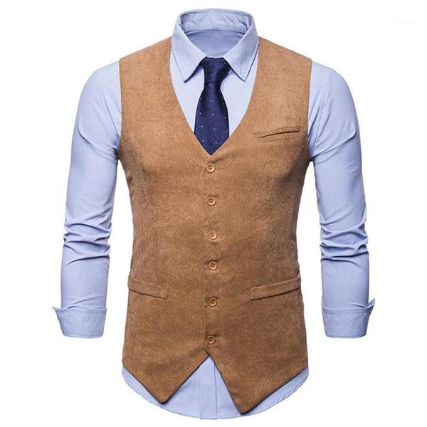 men's vests men suit vest 2021 vintage corduroy autumn winter solid color folk-custom button waistcoat blouse, Black;white
men's vests men suit vest 2021 vintage corduroy autumn winter solid color folk-custom button waistcoat blouse, Black;white