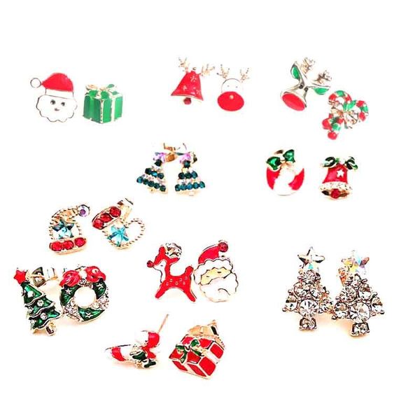 pair women lady girl earrings ear stud christmas party fashion gifts jewelry xrq88, Golden;silver
pair women lady girl earrings ear stud christmas party fashion gifts jewelry xrq88, Golden;silver