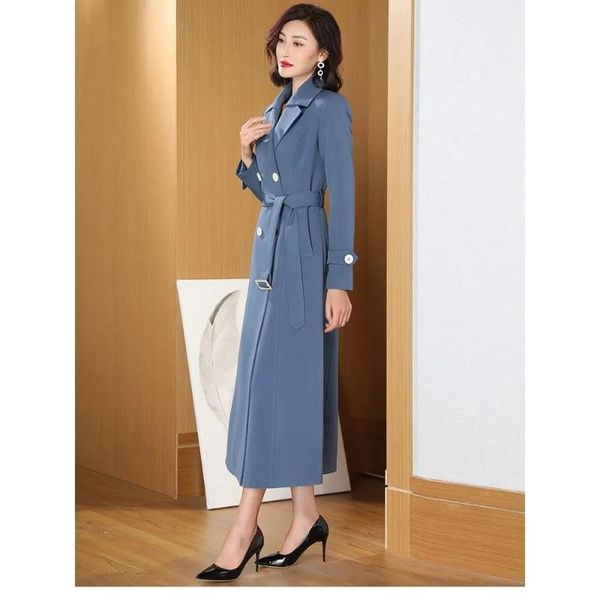 women's trench coats boutique high-end quality coat women autumn 2021 haze blue long windbreaker female double-breasted fashion overcoa, Tan;black
women's trench coats boutique high-end quality coat women autumn 2021 haze blue long windbreaker female double-breasted fashion overcoa, Tan;black
