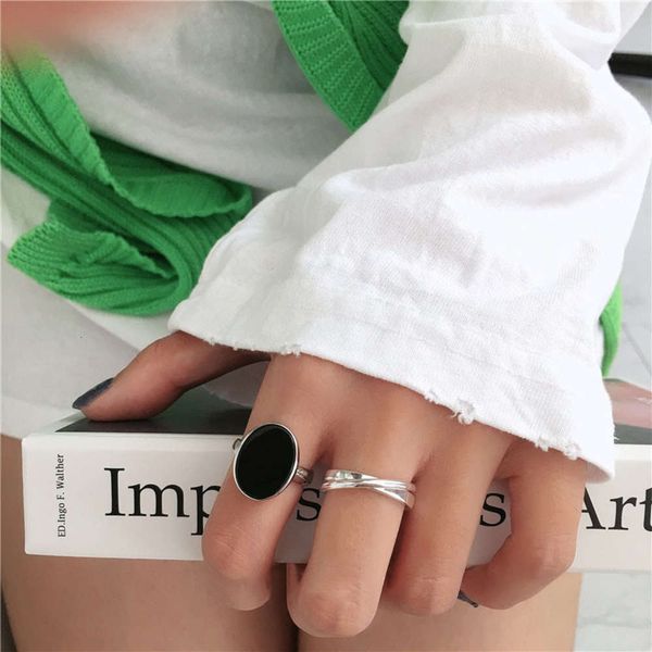south korea east gate s925 sterling silver black round brand cross women's minority design feeling ins net red index finger ring
south korea east gate s925 sterling silver black round brand cross women's minority design feeling ins net red index finger ring