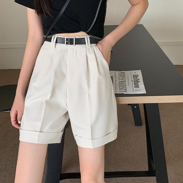 women's shorts cost-effective summer high waist short feminino harajuku plus size korean fashion street style office, White;black
women's shorts cost-effective summer high waist short feminino harajuku plus size korean fashion street style office, White;black