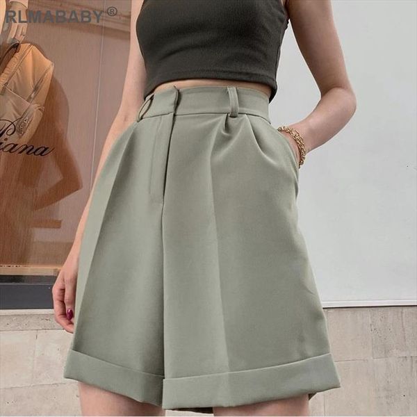 summer flanging high wasit elegant womens short office casual loose solid color pockets zipper sexy, White;black
summer flanging high wasit elegant womens short office casual loose solid color pockets zipper sexy, White;black