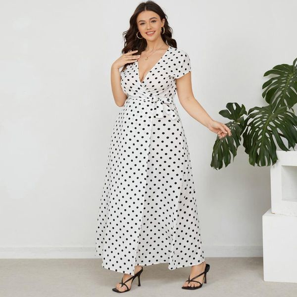 plus size dresses women short sleeve maxi sundress celmia fashion bohemian split hem dress v-neck long casual belted vestidos, Black
plus size dresses women short sleeve maxi sundress celmia fashion bohemian split hem dress v-neck long casual belted vestidos, Black