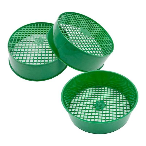 planters & pots 3pcs plastic soil sieve garden riddle green for compost stone mesh seedling tool
planters & pots 3pcs plastic soil sieve garden riddle green for compost stone mesh seedling tool