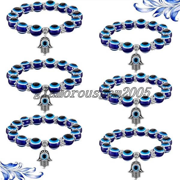 fashion silver color strand bracelet evil blue eye hamsa hand fatima palm bracelets for women beads chain vintage jewelry female gifts, Black
fashion silver color strand bracelet evil blue eye hamsa hand fatima palm bracelets for women beads chain vintage jewelry female gifts, Black