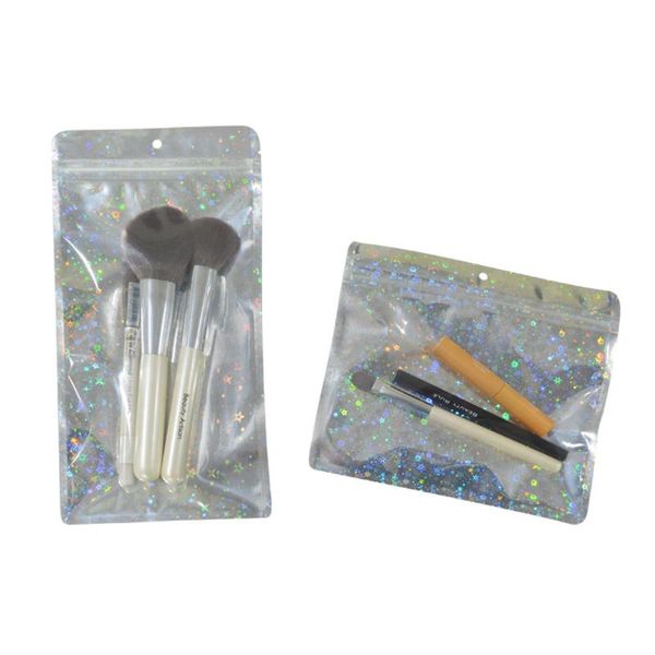storage bags 50pcs clear plastic glittery star aluminum foil bag with hang hole tear notch resealable food craft packaging pouches
storage bags 50pcs clear plastic glittery star aluminum foil bag with hang hole tear notch resealable food craft packaging pouches