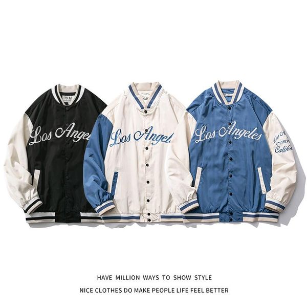 women's jackets 2021 spring&autumn embroid thin oversize loose boyfriend style baseball jacket men's bomber varsity couple, Black;brown
women's jackets 2021 spring&autumn embroid thin oversize loose boyfriend style baseball jacket men's bomber varsity couple, Black;brown