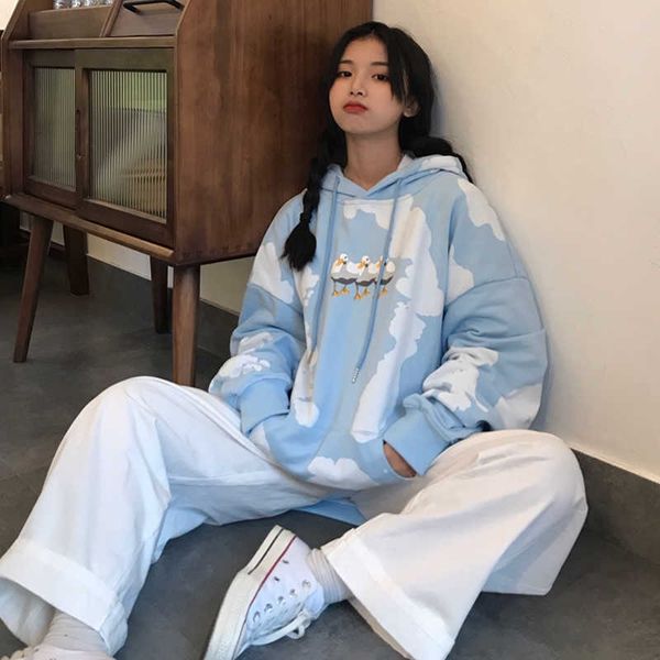 tie-dye cartoon casual women's sweatshirt large size loose harajuku hip-hop gothic women fall ulzzang clothing 210608, Black
tie-dye cartoon casual women's sweatshirt large size loose harajuku hip-hop gothic women fall ulzzang clothing 210608, Black