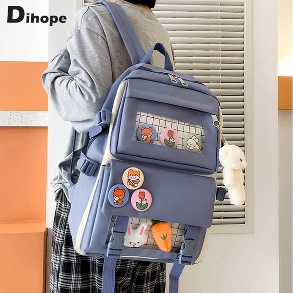 school bags 4 piece set kawaii women's backpack cute high for teenage girls 2021 canvas travel student schoolbag
school bags 4 piece set kawaii women's backpack cute high for teenage girls 2021 canvas travel student schoolbag