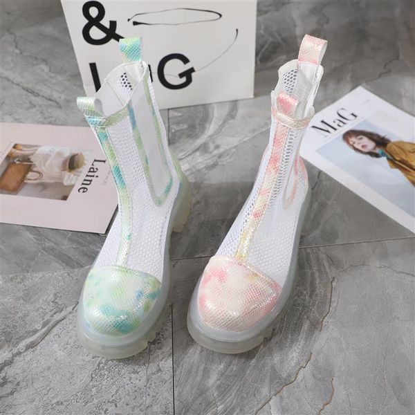 summer roman sandals hollow breathable mesh locomotive boots fashion casual short jelly bottom women's shoes, Black
summer roman sandals hollow breathable mesh locomotive boots fashion casual short jelly bottom women's shoes, Black