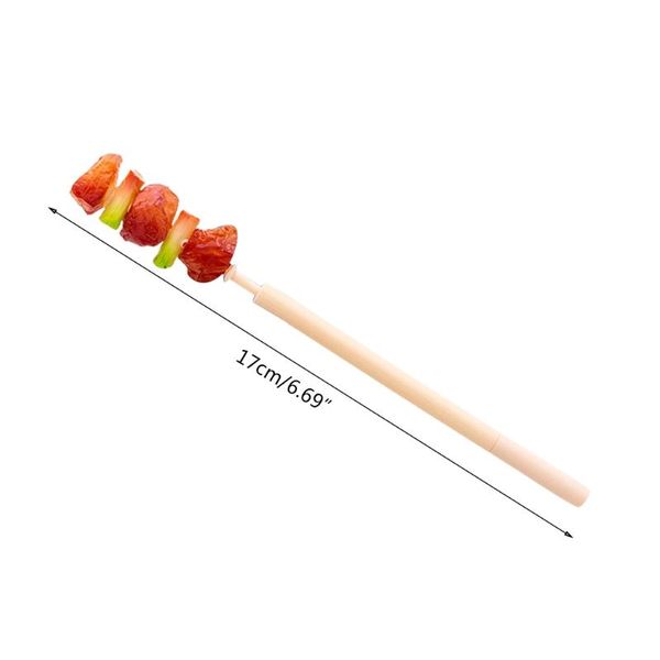 ballpoint pens a9lc exquisite creative kebab-like pen anti-slip poratable reusable for restaurant school office, Blue;orange
ballpoint pens a9lc exquisite creative kebab-like pen anti-slip poratable reusable for restaurant school office, Blue;orange