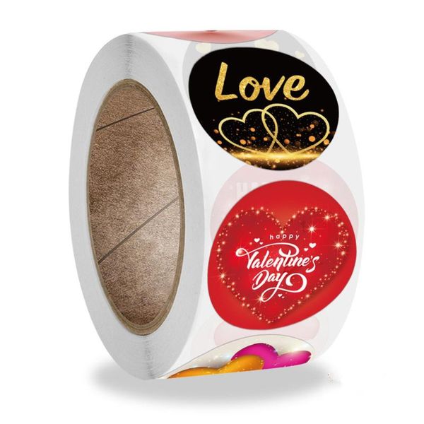 gift wrap 1 roll of 500 stickers valentine's day holiday love you happy sticker for weddings party decoration p5
gift wrap 1 roll of 500 stickers valentine's day holiday love you happy sticker for weddings party decoration p5