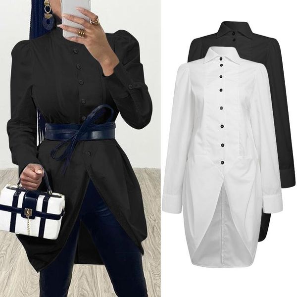 celmia women plus size asymmetric long shirts fashion blouses autumn sleeve casual loose solid party blusas buttons women's &, White
celmia women plus size asymmetric long shirts fashion blouses autumn sleeve casual loose solid party blusas buttons women's &, White