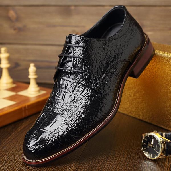 dress shoes 2021 british style business casual men fashion andmade flats oxfords classic leather crocodile hv-019, Black
dress shoes 2021 british style business casual men fashion andmade flats oxfords classic leather crocodile hv-019, Black
