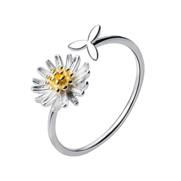 fashion mini small daisy adjustable ring flower with leaf shaped rings for women quality jewelry opening gifts wedding, Slivery;golden
fashion mini small daisy adjustable ring flower with leaf shaped rings for women quality jewelry opening gifts wedding, Slivery;golden