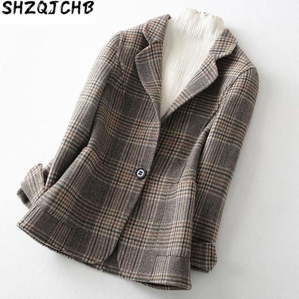 double sided cashmere coat ladies autumn winter warm wool jacket for women short plaid ydf48 mf643 women's & blends, Black
double sided cashmere coat ladies autumn winter warm wool jacket for women short plaid ydf48 mf643 women's & blends, Black
