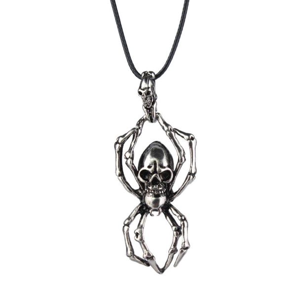 necklace fashion myth spider skull pendant punk jewelry simple and elegant accessories delicate charm individual chains, Silver
necklace fashion myth spider skull pendant punk jewelry simple and elegant accessories delicate charm individual chains, Silver